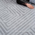 Modern design handtufted wool rug